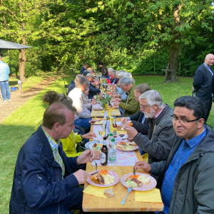 Maiandacht mit Grillen im Propsteigarten